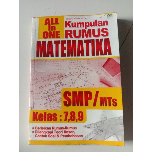 Jual Buku Bimbel - All In One Kumpulan Rumus Matematika SMP/MTs Kelas 7 ...