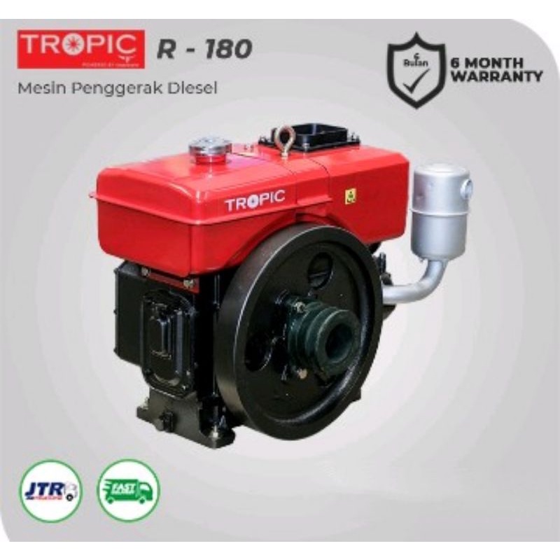 Jual Mesin Penggerak Diesel 8 HP Tropic R 180 Engine Serbaguna | Shopee ...