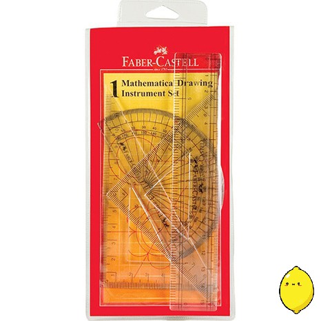 Jual Faber Castell Penggaris Mathematical Drawing Instrument Set ...