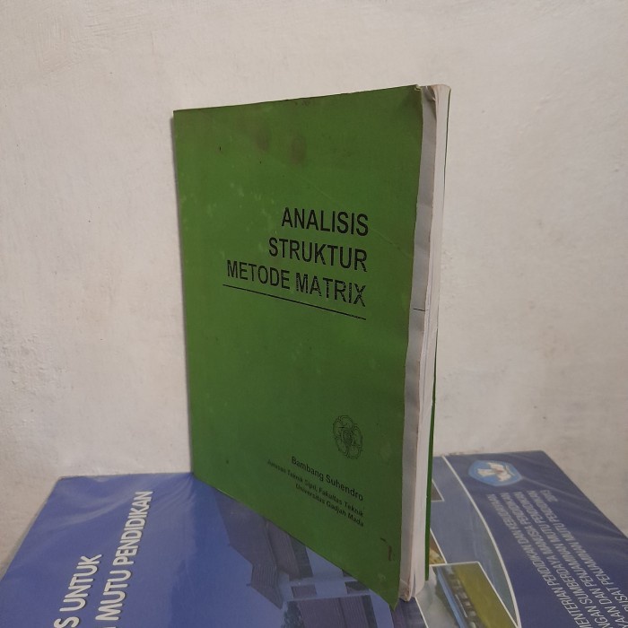 Jual BUKU Analisis Struktur Metode Matrix Karangan Bambang Suhendro ...