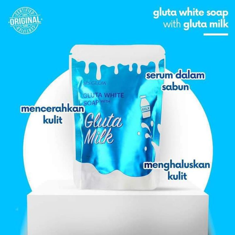 Jual Gluta White Soap/ Gluta Milk Ms Glow | Shopee Indonesia