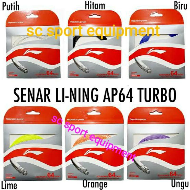 Jual Senar Lining Ap64 Turbo/Rainbow Original Japan | Shopee Indonesia