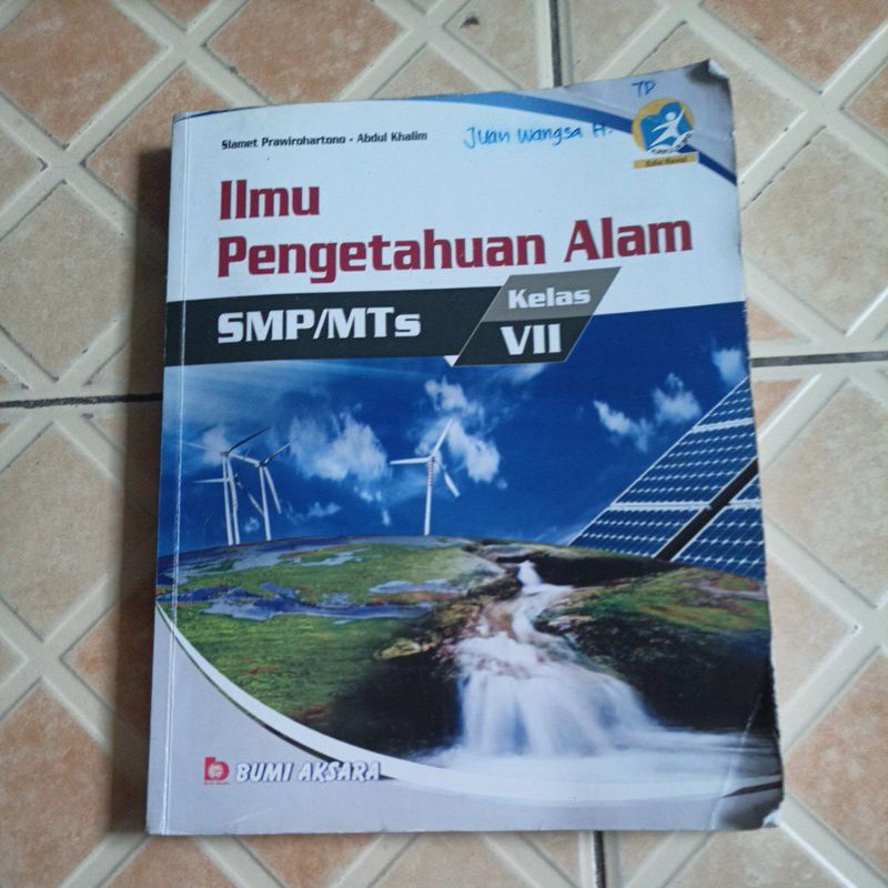 Jual Buku Ilmu Pengetahuan Alam Untuk SMP Kelas VII Penerbit Bumi ...