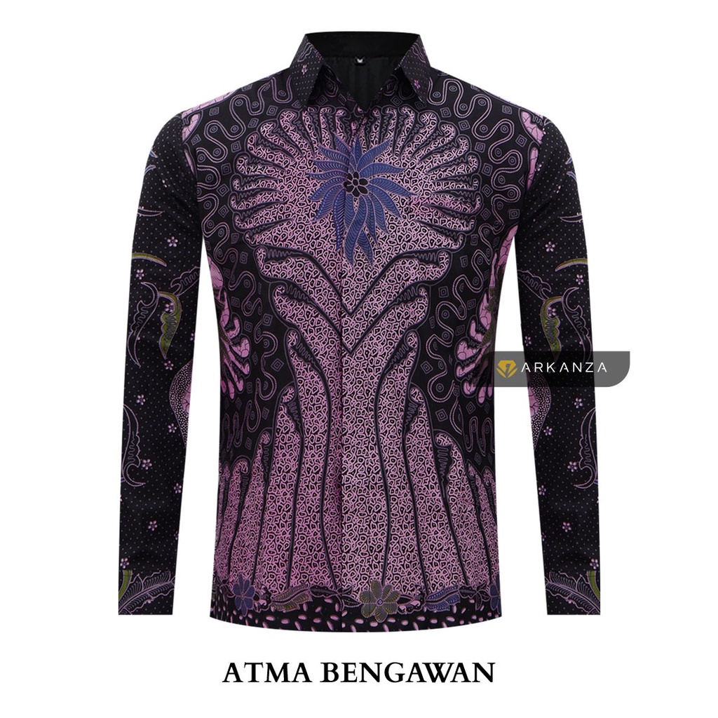 Jual BATIK ARKANZA Hem Atasan Kemeja Baju Batik Pria Cowok Laki Laki ...