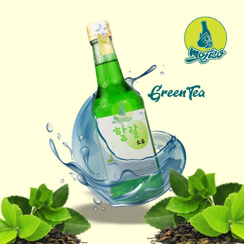 Jual "GREEN TEA" SOJU HALAL MOJISO NON ALCOHOL ( HALAL 100 ) Shopee