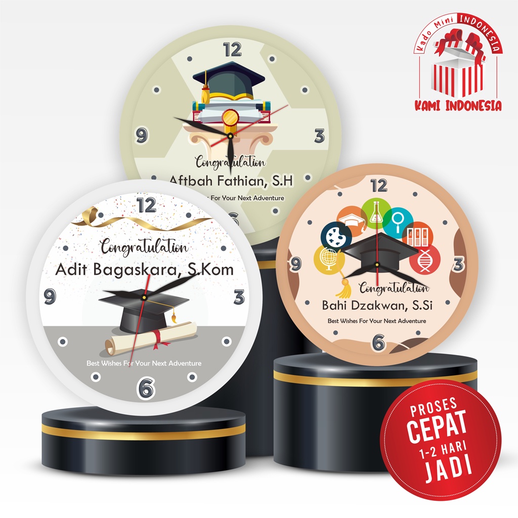 Jual KADO WISUDA JAM DUDUK HAMPERS GRADUATION | Shopee Indonesia
