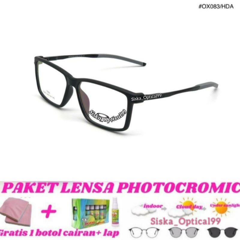 Jual Frame Kacamata Baca Pluskacamata Baca Priawanita Lensa Plus Anti Radiasi Photocromic 2627