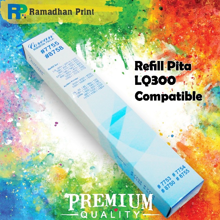 Jual Refill Pita Printer Compatible Epson # 8758 / LX-300 / LX310 New ...
