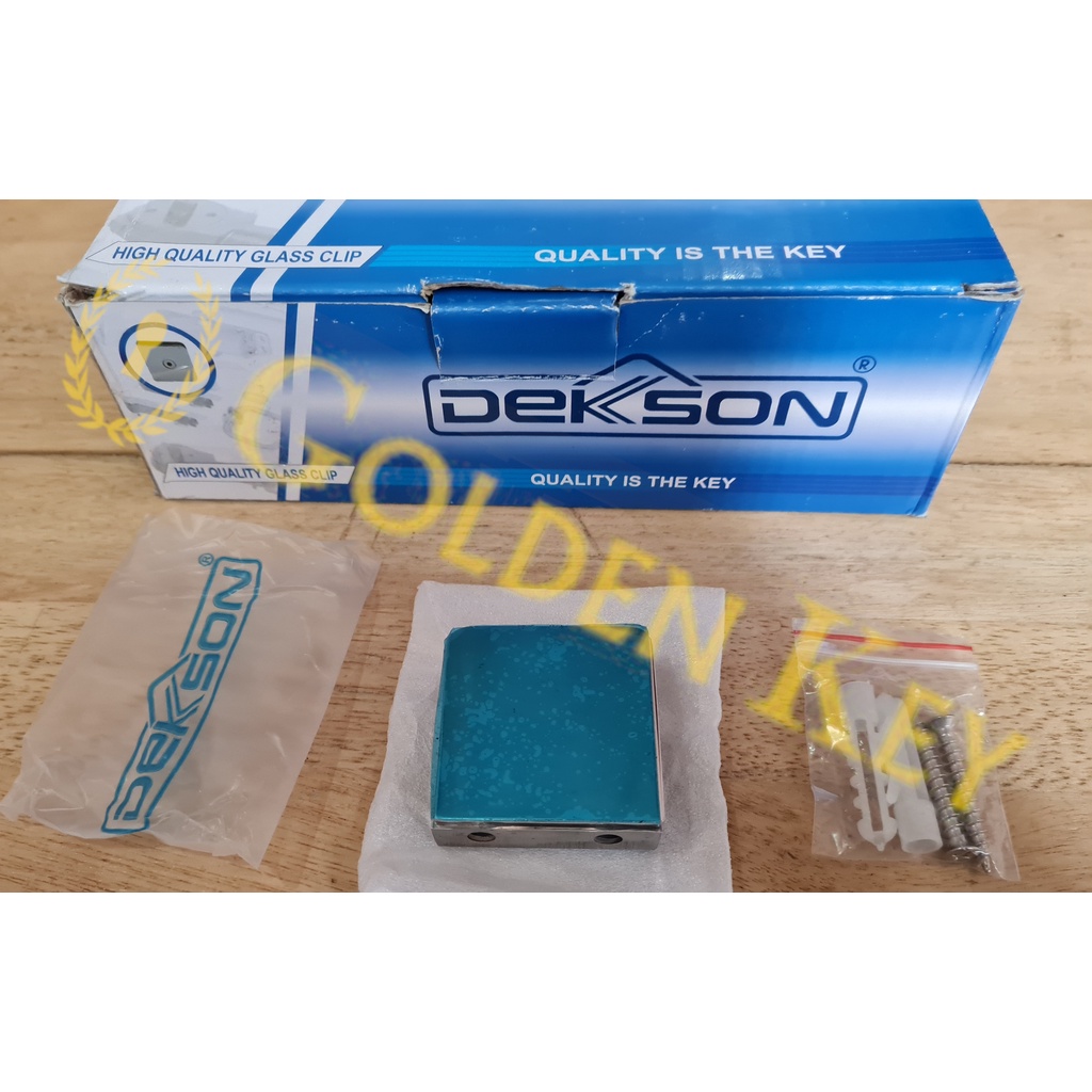 Jual Glass Clip Dekkson Dekson Gc U Pss Jepitan Klip U Pintu Kaca Ke Tembok Shopee