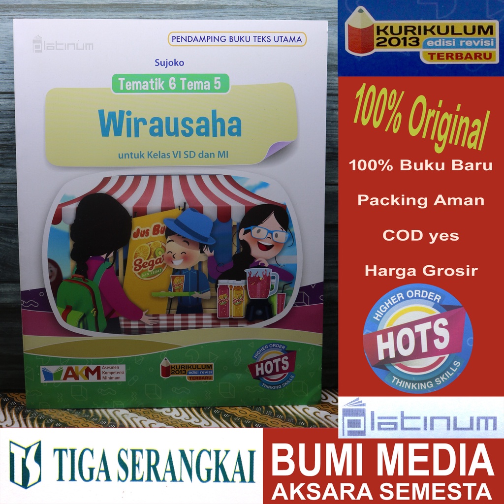 Jual Platinum Pendamping Buku Teks Utama Tematik Kelas 6 Tema 5 SD/MI ...
