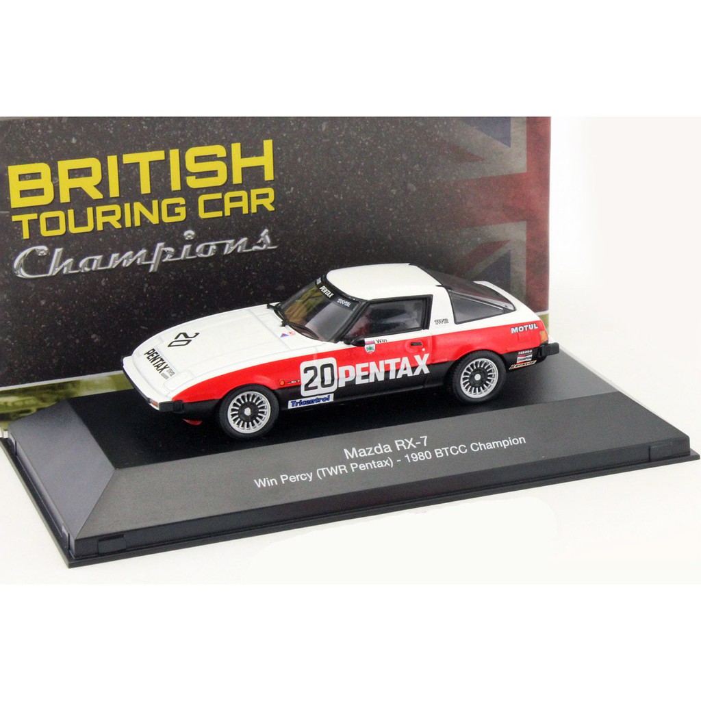 Jual Diecast Win Percy Mazda RX-7 no 20 BTCC champion 1980 by Atlas ...