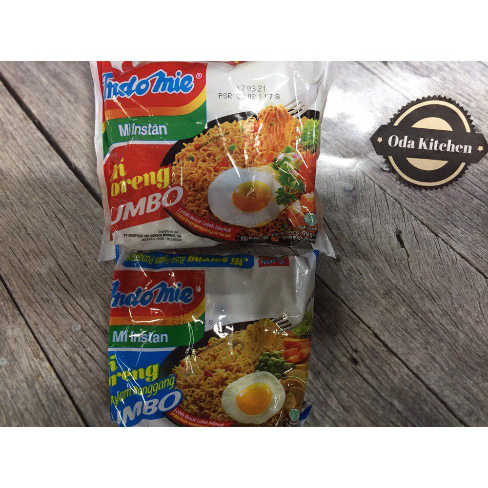 Jual INDOMIE MIE GORENG JUMBO PACK 129GR AYAM PANGGANG PACK 127GR ...