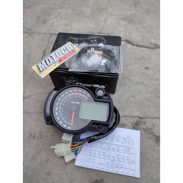 Jual speedometer koso spido koso rx2n komplit sensor dan soket