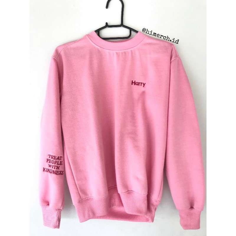 Harry styles pink clearance crewneck