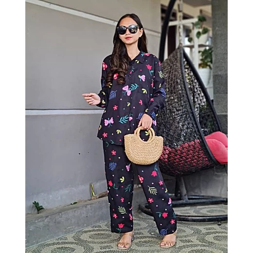 Setelan Wanita | Setelan Piyama | One Set Rayon Viscose | Daster Rayon Viscose | One Set Wanita