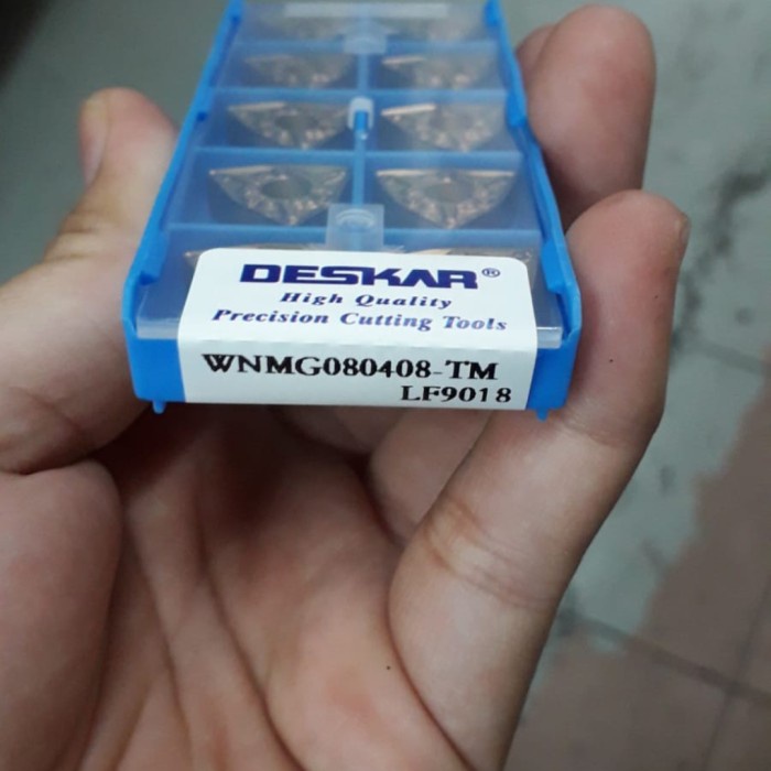 Jual insert deskar WNMG 08408 MG - pisau bubut deskar 10pcs ori ...