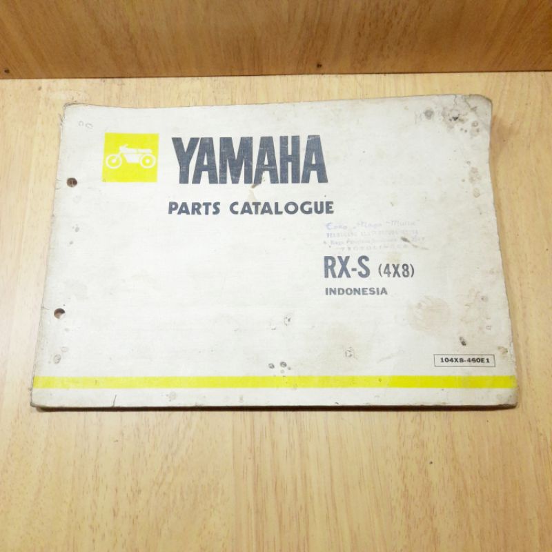 Jual buku part catalog yamaha rxs congo | Shopee Indonesia