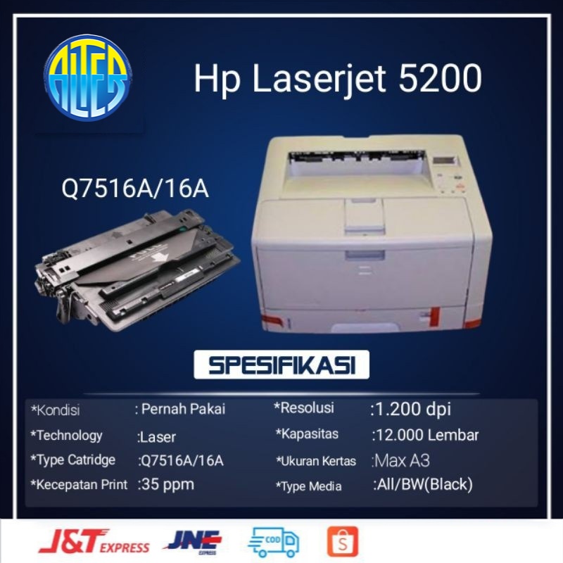 Jual Printer Hp Laserjet 5200 Murah Shopee Indonesia 2700