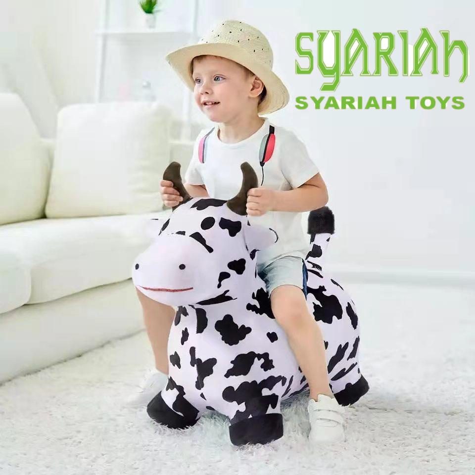 Jual SYARIAH TOYS Sapi karet bisa didudukin animal jumping PHYTONA ...