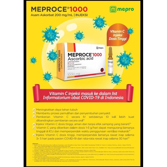 Jual MEPROCE 1000 ( Ascorbic Acid ) | Shopee Indonesia