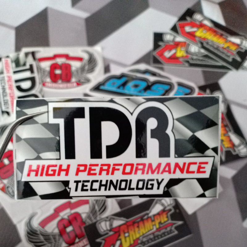Jual sticker merk knalpot dos jogja cutting laminasi glossy cb ...