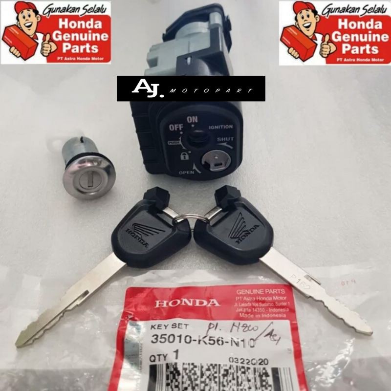 Jual Kunci Kontak Assy Key Set Gtr Supra Gtr Ori Honda Ahm Shopee