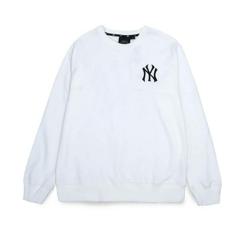 CustomCat New York Yankees Retro MLB Crewneck Sweatshirt White / M