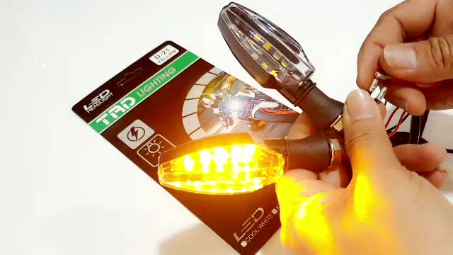 Jual LAMPU SEN LED MOTOR/LAMPU RITING SEIN SEN VARIASI MOTOR LED DC 12 ...