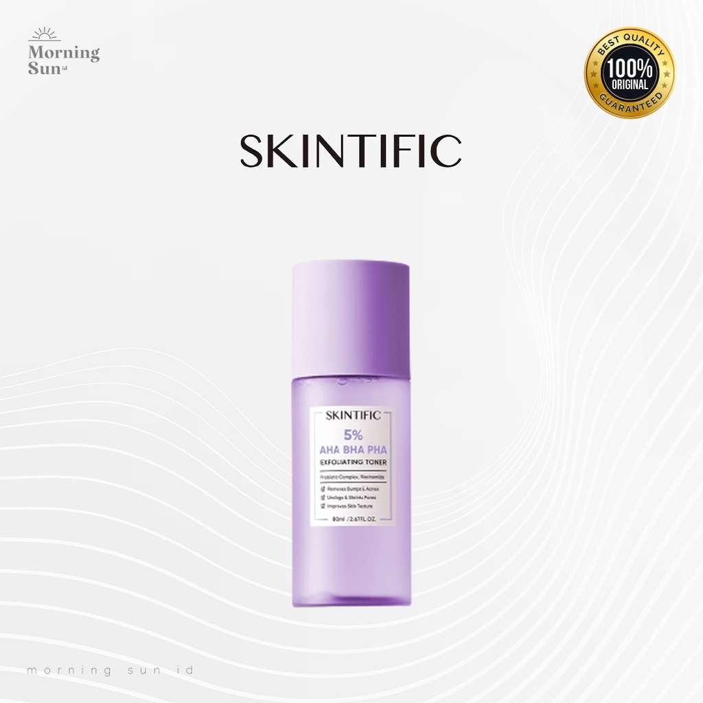 Jual SKINTIFIC 5 Aha Bha Pha Exfoliating Toner Shopee Indonesia
