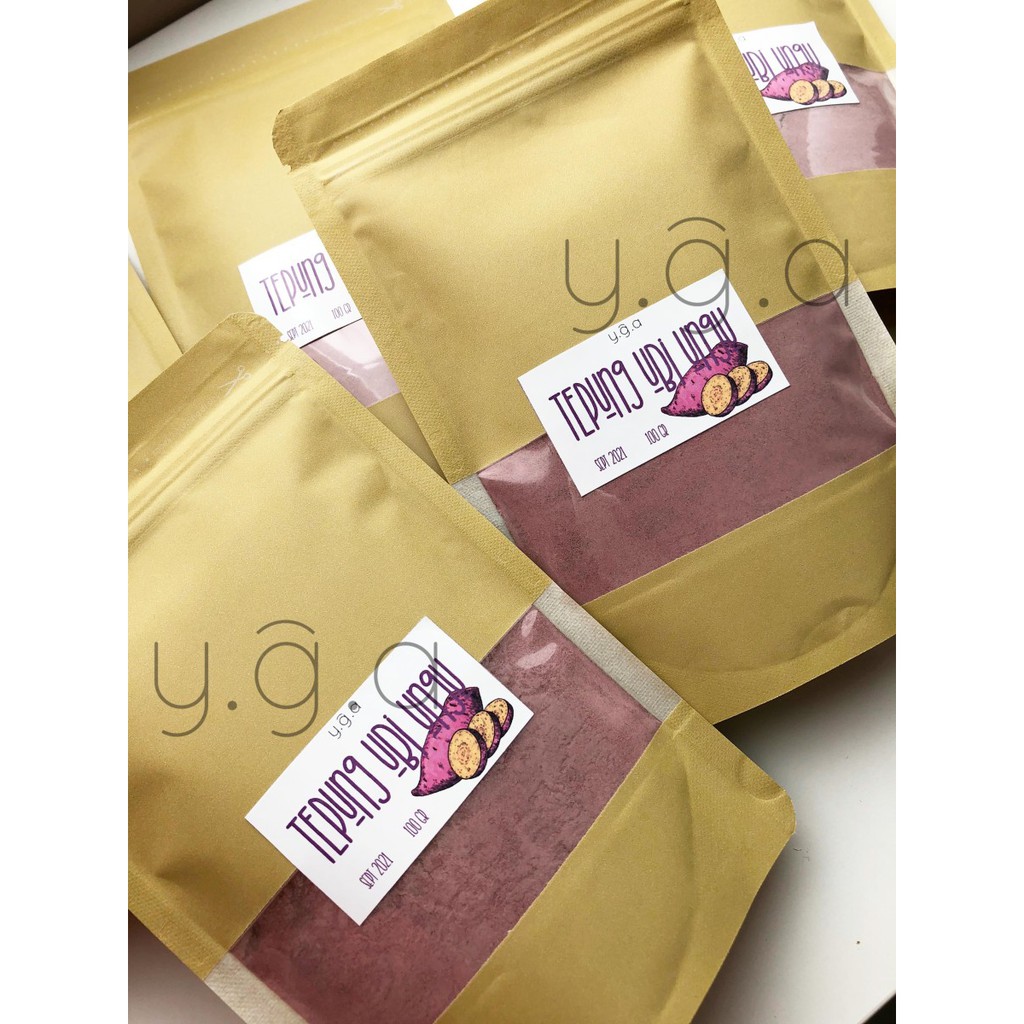 Jual Tepung Ubi Ungu (REPACK) 100gr Gluten Free / MPASI / Sweet Potato ...