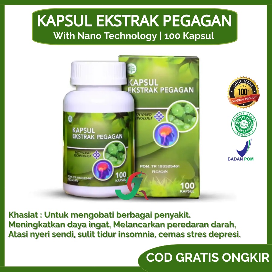 Jual Kapsul Ekstrak Pegagan Original Daun Pegagan 100 Asli