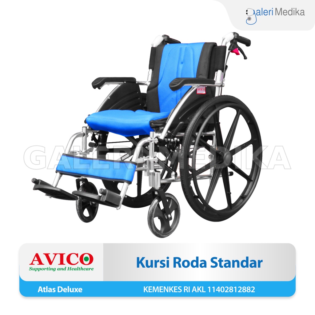 Jual Kursi Roda Avico Atlas Deluxe Velg Racing - Kursi Roda Alumunium ...