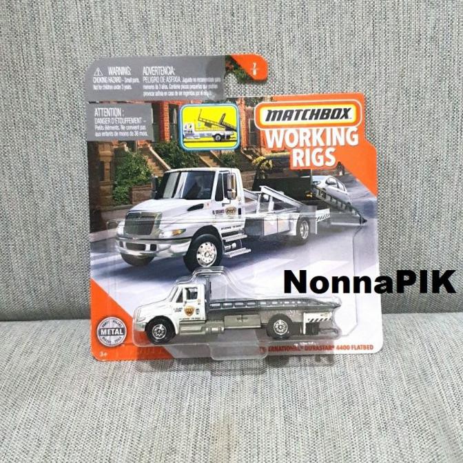 Jual Matchbox 2021 Working Rigs International Durastar 4400 Flatbed ...