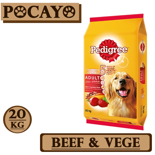 Pedigree Adult Beef/Chicken 20kg (Grab/Gosend)