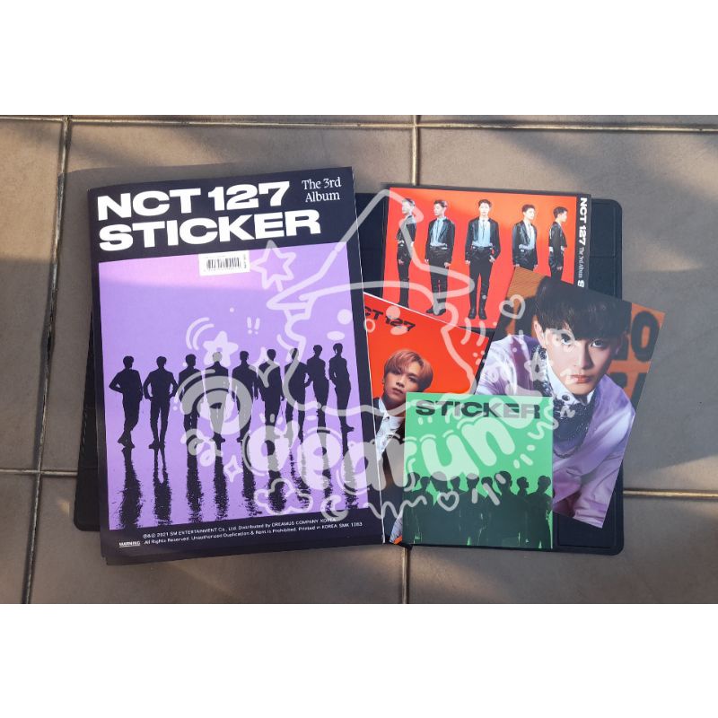 Jual Album NCT 127 Sticker ver (minus PC) | Shopee Indonesia