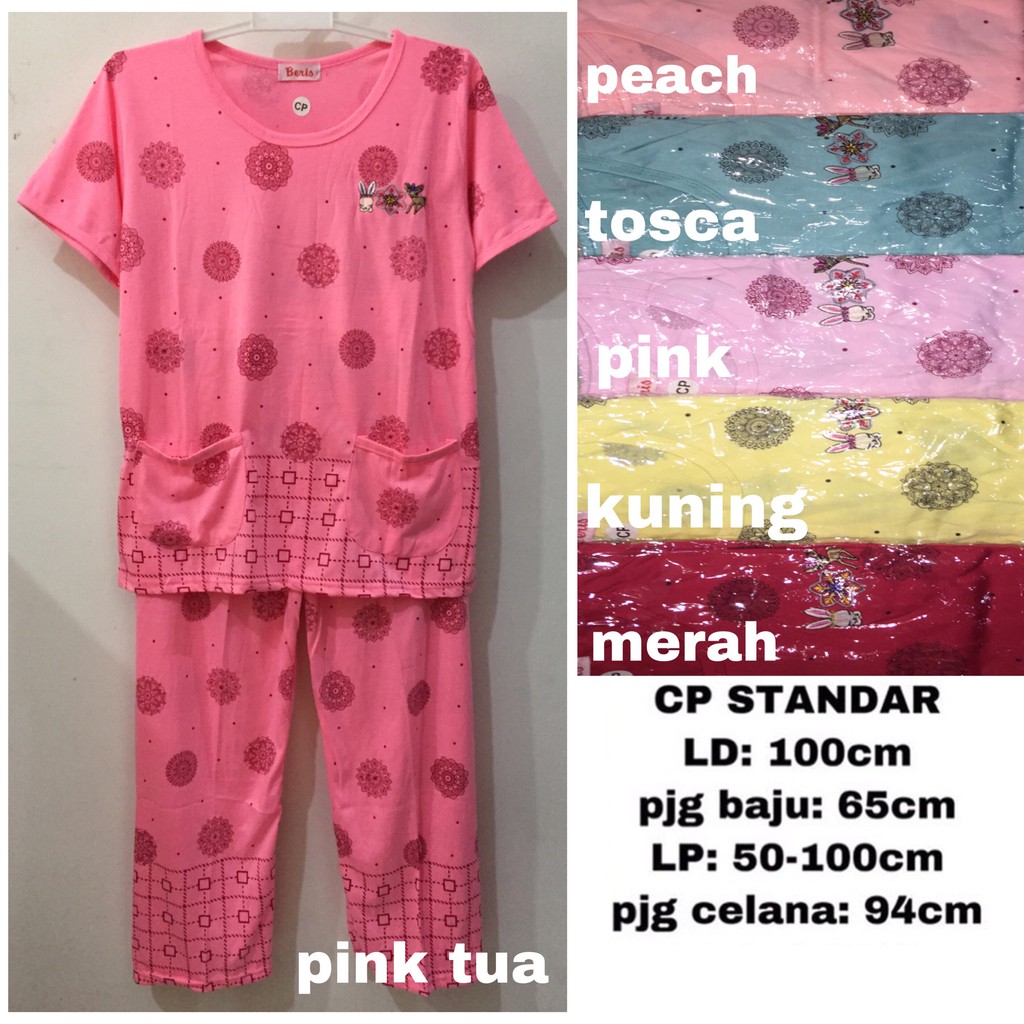 Jual BAJU TIDUR BERIS CP STANDAR - rabbit x deer | Shopee Indonesia