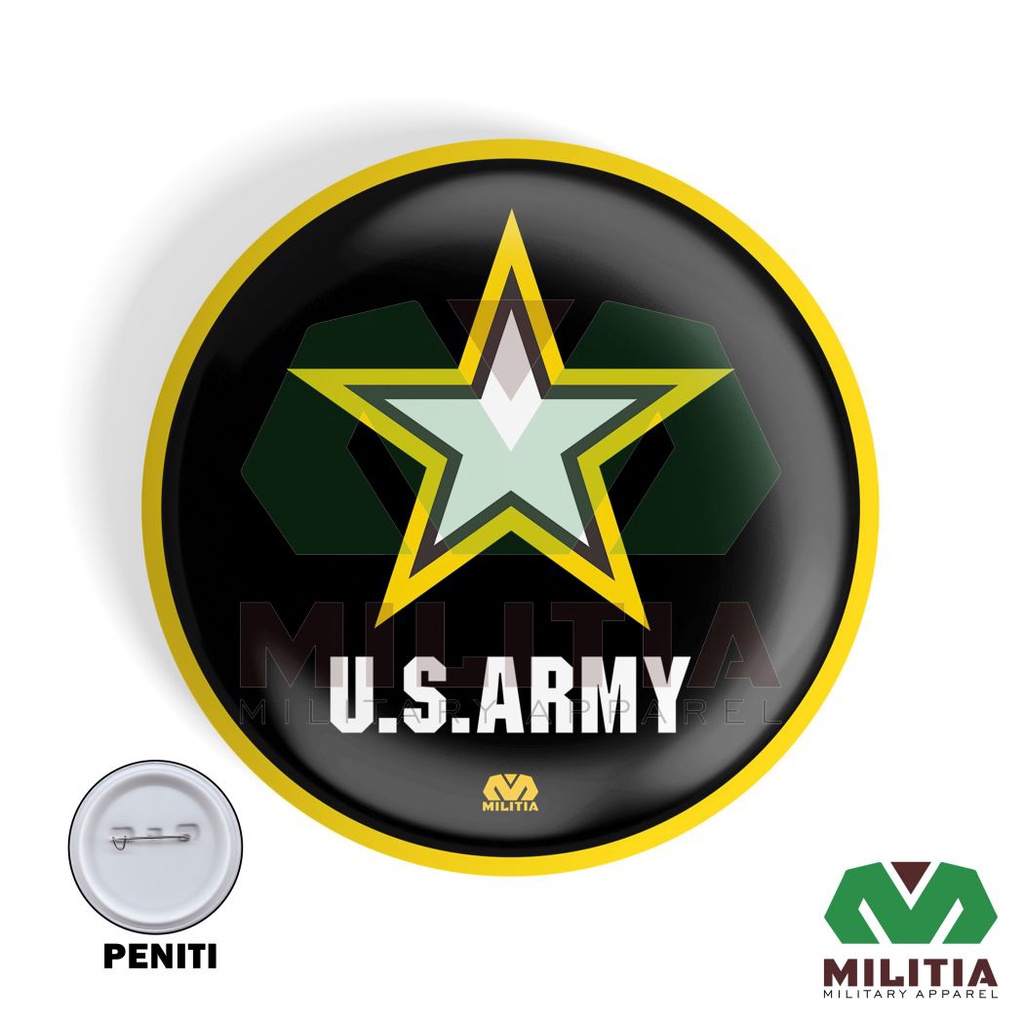 Jual Pin Bros US ARMY Militer | Shopee Indonesia