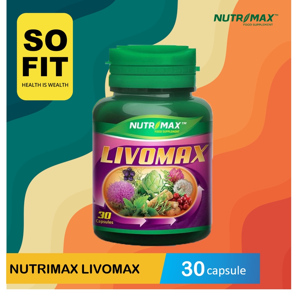 Jual Nutrimax Livomax Isi 30 Tablet Vitamin Hati Vitamin Ginjal