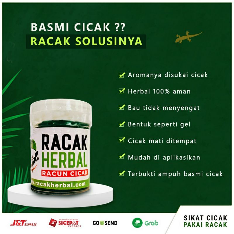 Jual Racak Herbal Racun Cicak Herbal Original | Shopee Indonesia