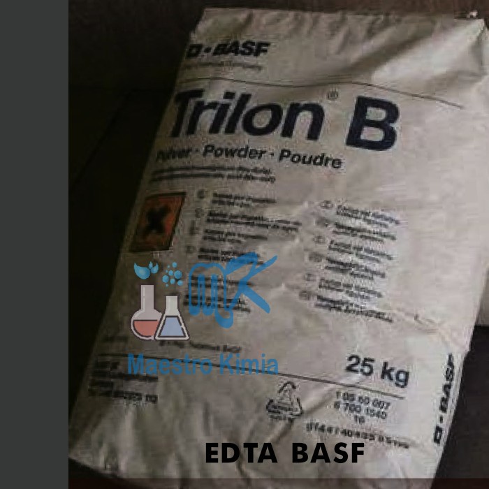 Jual EDTA Teknis / EDTA-4Na / Vitamin Aki / BASF : TRILON-B / 1 Kg ...