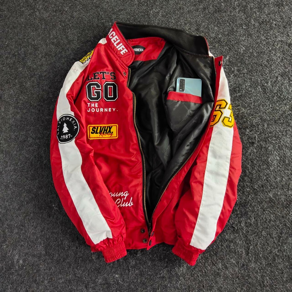 Jual Livingspace Nascar Jacket XFINITY MERAH Jaket Nascar Pria Premium Nascar Racing Nascar