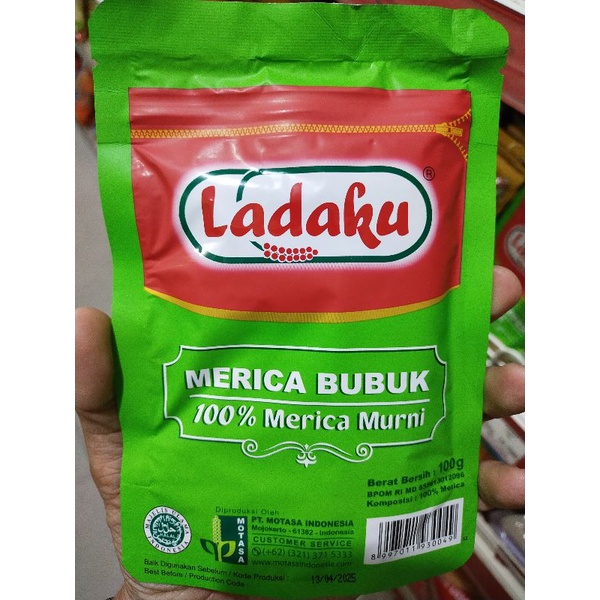 Jual Ladaku Merica Bubuk 100gr / Lada Putih bubuk | Shopee Indonesia
