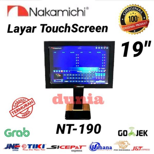 Jual Layar Monitor Touchscreen Nakamichi Nt 190 Original 19 Inch Dunia