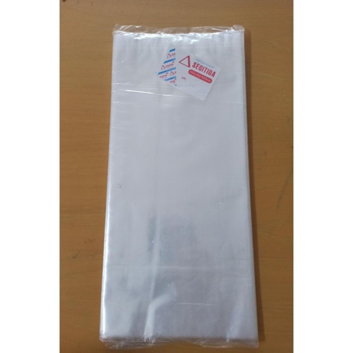 Jual Kantong Plastik Bening Plastik Pe Kantong Bening Ukuran 14x30 Putih Bening Cap Segitiga 2306