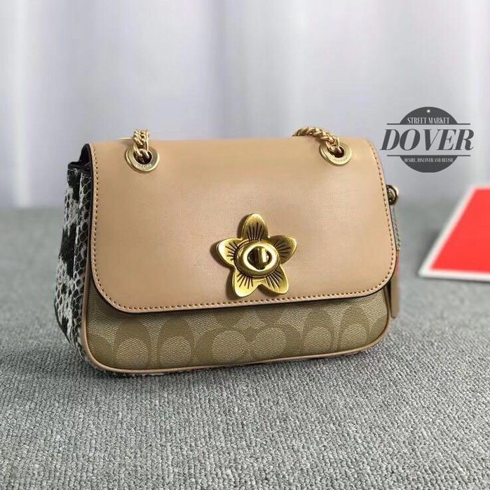 Coach mini cassidy crossbody in signature canvas outlet