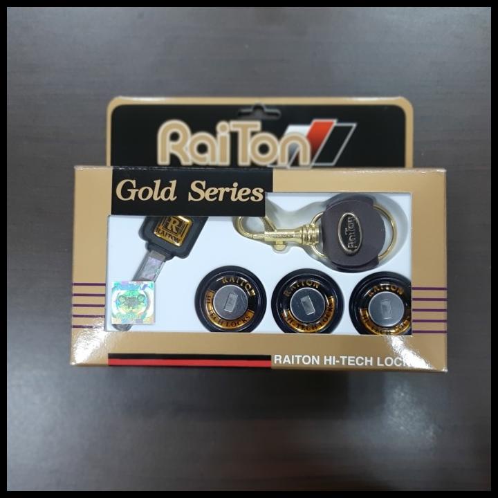 Jual Kunci Pintu Mobil Raiton 3D Gold Series | Shopee Indonesia