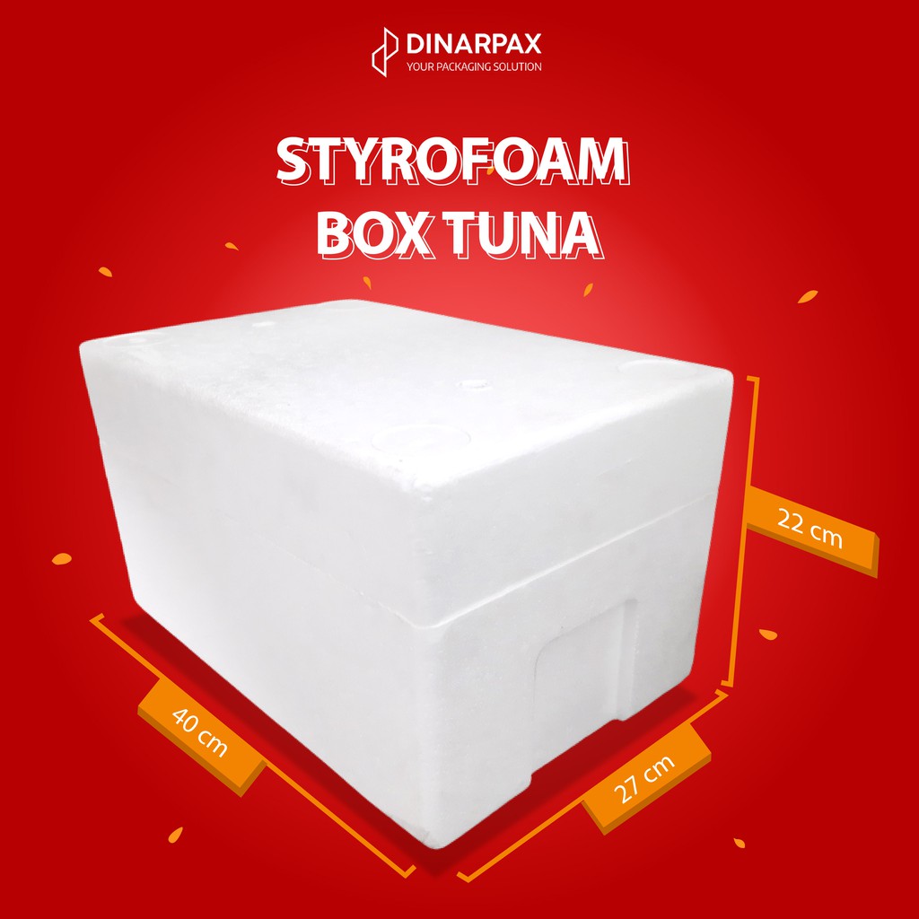 Jual STY BOX TUNA / FISH BOX 5KG NEW HARD D.25 / STEROFOAM BOX 5KG