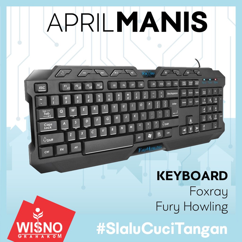 Jual Keyboard Gaming Foxxray Fury Howling | Shopee Indonesia
