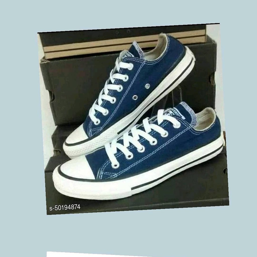 Sepatu converse shop original biru dongker