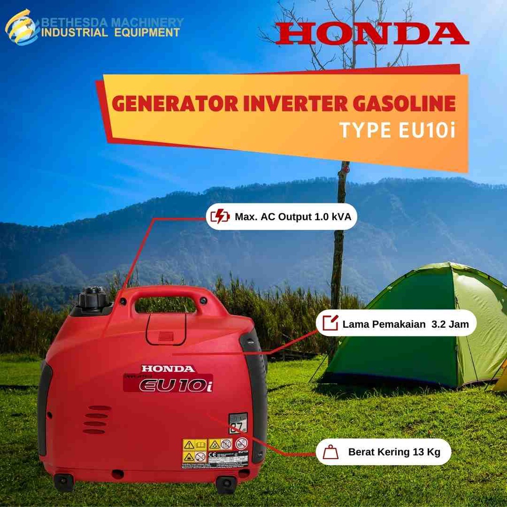 Jual Genset Portable Honda Eu I Mesin Genset Inverter Bensin Shopee